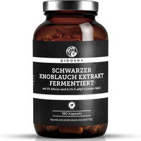 Produktbild von QIDOSHA Schwarzer Knoblauch Extrakt fermentiert Kapseln 1000 mg