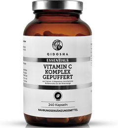 QIDOSHA Vitamin C gepuffert Calciumascorbat 1000 mg Kapseln – Bild 1 von 3