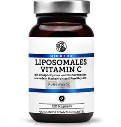 QIDOSHA Vitamin C liposomal PureWay-C 1000 mg Kapseln ohne Zusatzstoffe – Bild 1 von 4