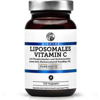 Produktbild von QIDOSHA Vitamin C liposomal PureWay-C 1000 mg Kapseln ohne Zusatzstoffe