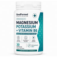Produktbild von QredFormed Magnesium Potassium und Vitamin B6 Kapseln 30 Stück
