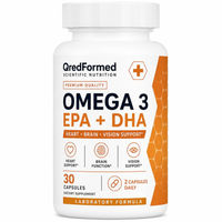 Produktbild von QredFormed Omega 3 EPA + DHA Kapseln 30 Stück