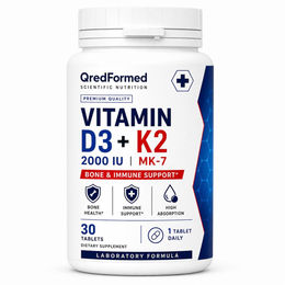 QredFormed Vitamin D3 + K2 Tabletten 30 Stück – Bild 1 von 1