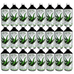 QueenRoyal Aloe Vera Trinkgel Barbadensis Miller 99,55% reines Blattgel ohne Zusatzstoffe 24 Liter – Bild 1 von 3