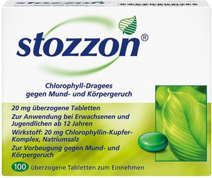 Queisser Pharma Stozzon Chlorophyll Dragees 100 Stück – Bild 1 von 2