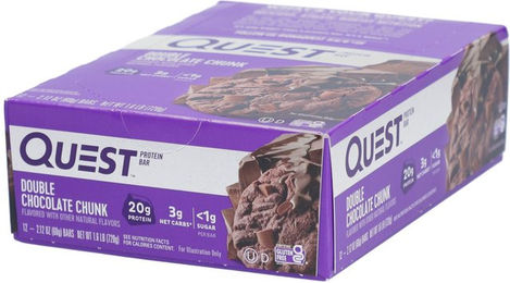Quest Nutrition Proteinriegel Double Chocolate Chunk – Bild 1 von 2
