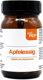 quickPEP Apfelessig Kapseln mit 700 mg Apfelessig-Extrakt und Vitamin B6 vegan glutenfrei laktosefrei 100 Stück – Bild 1 von 4