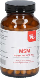 quickPEP MSM 1000 mg Kapseln mit Schwefel vegan und glutenfrei sowie laktosefrei – Bild 1 von 2