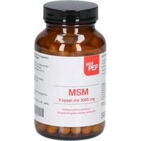 Produktbild von quickPEP MSM 1000 mg Kapseln mit Schwefel vegan und glutenfrei sowie laktosefrei