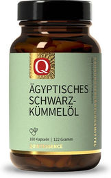 Quintessence Bio Schwarzkümmelöl Kapseln 180 Stück laktosefrei und glutenfrei – Bild 1 von 2