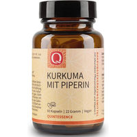 Produktbild von Quintessence Kurkuma Extrakt mit Piperin Kapseln vegan ohne Zusatzstoffe