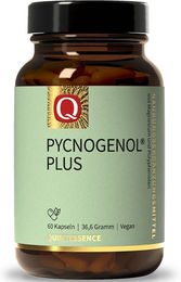 Quintessence Pycnogenol Plus Kapseln laktosefrei und glutenfrei ohne Zusatzstoffe 60 Stück – Bild 1 von 2