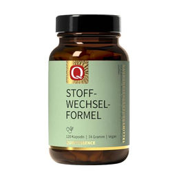 Quintessence Stoffwechsel Kapseln mit Chrom, Biotin und Grüntee-Extrakt, vegan, 120 Stück – Bild 1 von 2