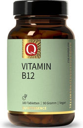 Quintessence Vitamin B12 500 µg Methylcobalamin Tabletten 180 Stück vegan hochdosiert – Bild 1 von 2