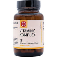 Produktbild von Quintessence Vitamin C Komplex mit Acerola und Hagebutte vegane Kapseln 60 Stück
