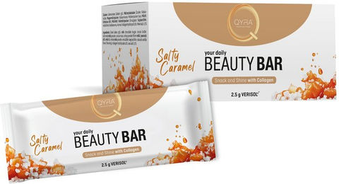 QYRA Beauty Bar Salty Caramel Kollagen Riegel ohne Zusatzstoffe – Bild 1 von 1