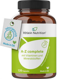 R(h)ein Nutrition A-Z Complete Kapseln vegan ohne Zusatzstoffe 120 Stück – Bild 1 von 2