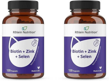R(h)ein Nutrition Biotin Selen Zink Kombination Kapseln 240 Stück – Bild 1 von 3