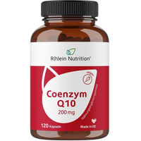 Produktbild von R(h)ein Nutrition Coenzym Q10 Ubiquinon 200 mg Kapseln vegan 120 Stück