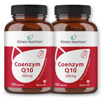 Produktbild von R(h)ein Nutrition Coenzym Q10 Ubiquinon 200 mg Kapseln vegan