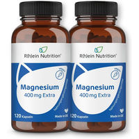 Produktbild von R(h)ein Nutrition Magnesium 400 mg Kapseln für Sportler, Schwangere und Stillende 240 Stück