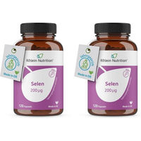 Produktbild von R(h)ein Nutrition Selen Natriumselenit 200 µg Vegan 120 Kapseln