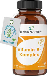 R(h)ein Nutrition Vitamin B Komplex Kapseln vegan 120 Stück – Bild 1 von 2