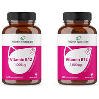 Produktbild von R(h)ein Nutrition Vitamin B12 1.000 µg Lutschtabletten vegan für Senioren, Schwangere und Stillende 120 Stück