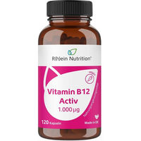 Produktbild von R(h)ein Nutrition Vitamin B12 Activ 1000 µg Kapseln vegan für Schwangere und Stillende 120 Kapseln