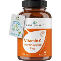 Produktbild von R(h)ein Nutrition Vitamin C Ascorbinsäure Kapseln vegan für Sportler 120 Stück