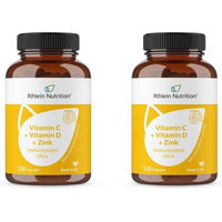Produktbild von R(h)ein Nutrition Vitamin C, Vitamin D und Zink Kapseln Vegan 240 Stück