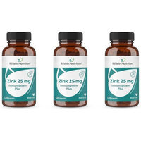 Produktbild von R(h)ein Nutrition Zink Bisglycinat 25 mg Kapseln 360 Stück vegan laktosefrei glutenfrei zuckerfrei