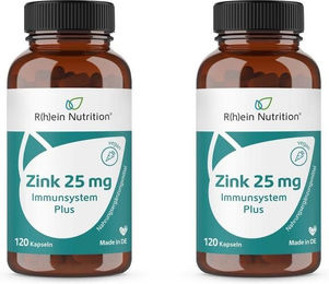 R(h)ein Nutrition Zink Bisglycinat 25 mg Vegan 120 Kapseln – Bild 1 von 2