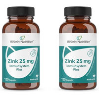 Produktbild von R(h)ein Nutrition Zink Bisglycinat 25 mg Vegan 120 Kapseln