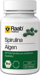 Raab Spirulina Mikroalgen Tabletten vegan glutenfrei laktosefrei – Bild 1 von 1
