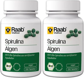 Raab Spirulina Mikroalgen Tabletten vegan glutenfrei laktosefrei – Bild 1 von 1