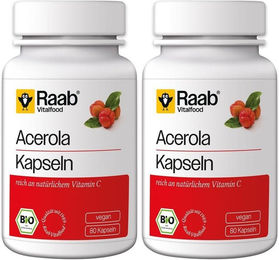 Raab Vitalfood Bio Acerola Kapseln – Bild 1 von 1