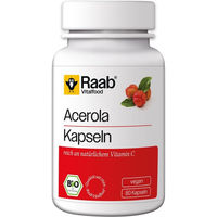 Produktbild von Raab Vitalfood Bio Acerola Kapseln