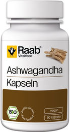 Raab Vitalfood Bio Ashwagandha Kapseln ohne Zusatzstoffe – Bild 1 von 1