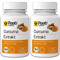 Produktbild von Raab Vitalfood Bio Curcuma Extrakt Kapseln standardisiert