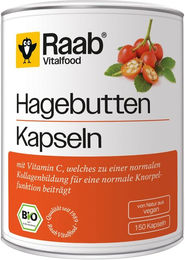 Raab Vitalfood Bio Hagebutte Kapseln 150 Stück – Bild 1 von 1