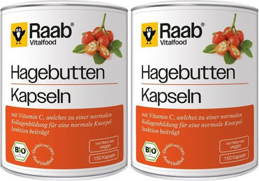 Raab Vitalfood Bio Hagebutte Kapseln – Bild 1 von 1