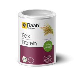 Raab Vitalfood Bio Reisprotein Pulver Neutral 125 g – Bild 1 von 3