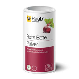 Raab Vitalfood Bio Rote Bete-Pulver mit Folsäure, ohne Zusatzstoffe, für Sportler, 250 g – Bild 1 von 2