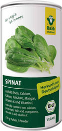 Raab Vitalfood Bio Spinat-Pulver vegan glutenfrei 210 g – Bild 1 von 2
