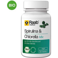 Produktbild von Raab Vitalfood Bio Spirulina und Chlorella Superfood-Mischung Tabletten