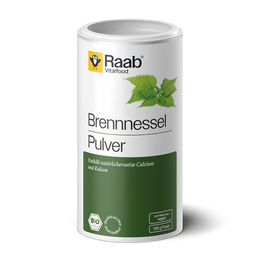 Raab Vitalfood Brennnessel Pulver, vegan, ohne Zusatzstoffe, 160 g – Bild 1 von 2
