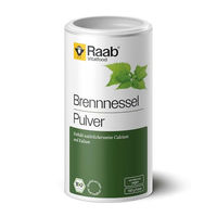Produktbild von Raab Vitalfood Brennnessel Pulver, vegan, ohne Zusatzstoffe, 160 g