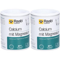 Produktbild von Raab Vitalfood Calcium Magnesium Citrat Mineralstoff-Komplex Pulver vegan