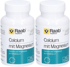 Raab Vitalfood Calcium Magnesium Komplex vegan 150 Kapseln – Bild 1 von 1